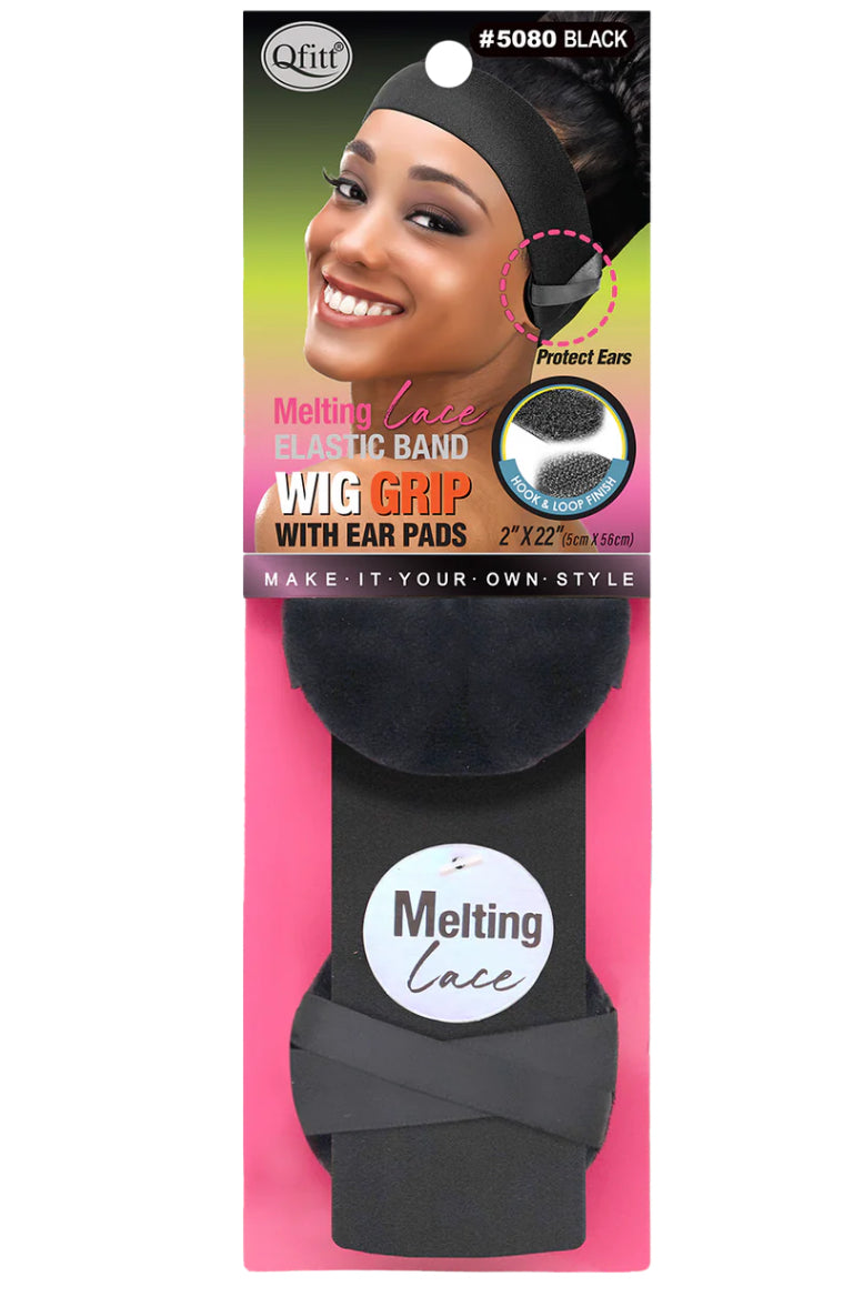 Melting Lace Elastic Band Wig Grip With Ear Pads