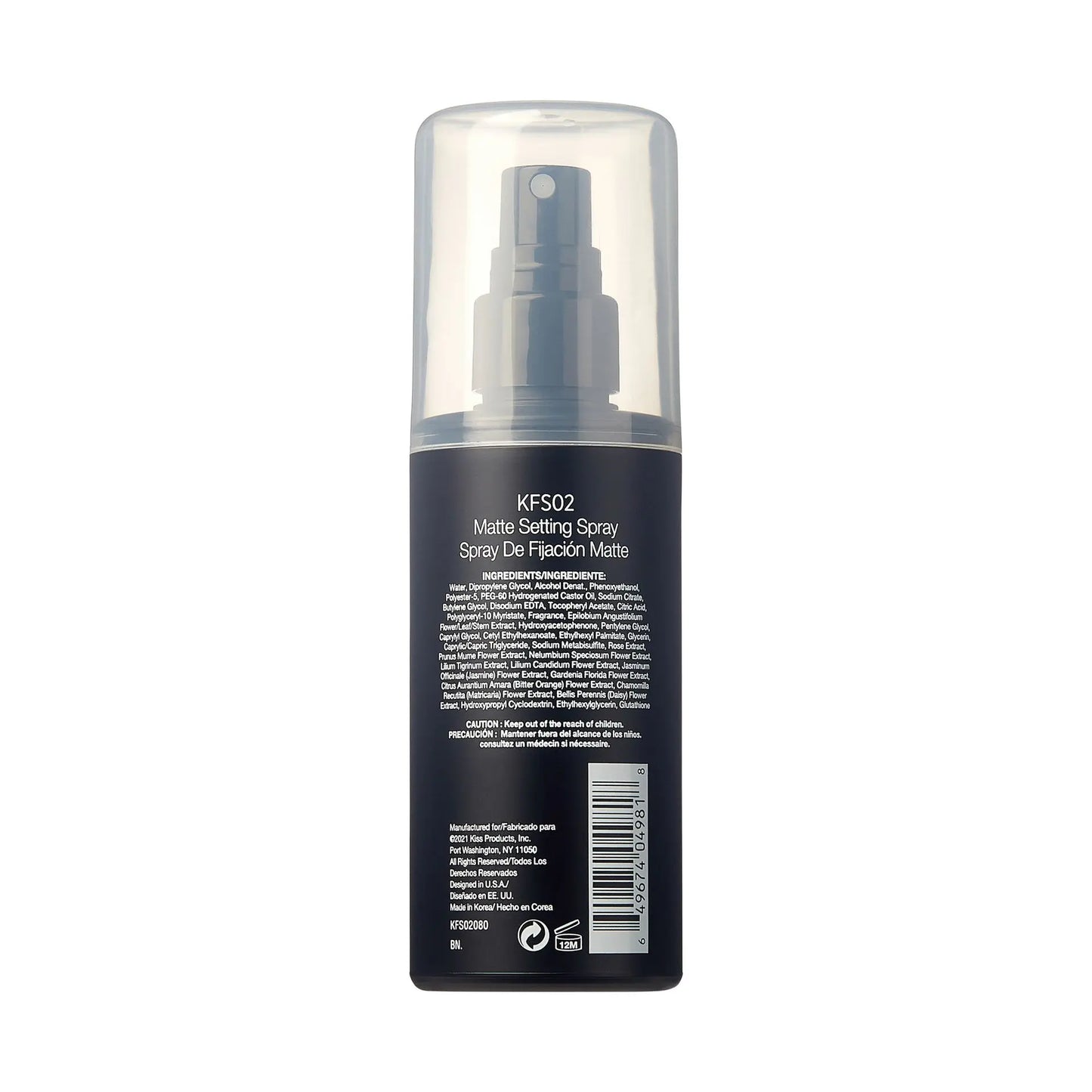 Long-Lasting Finish Setting Spray with Temperature Control