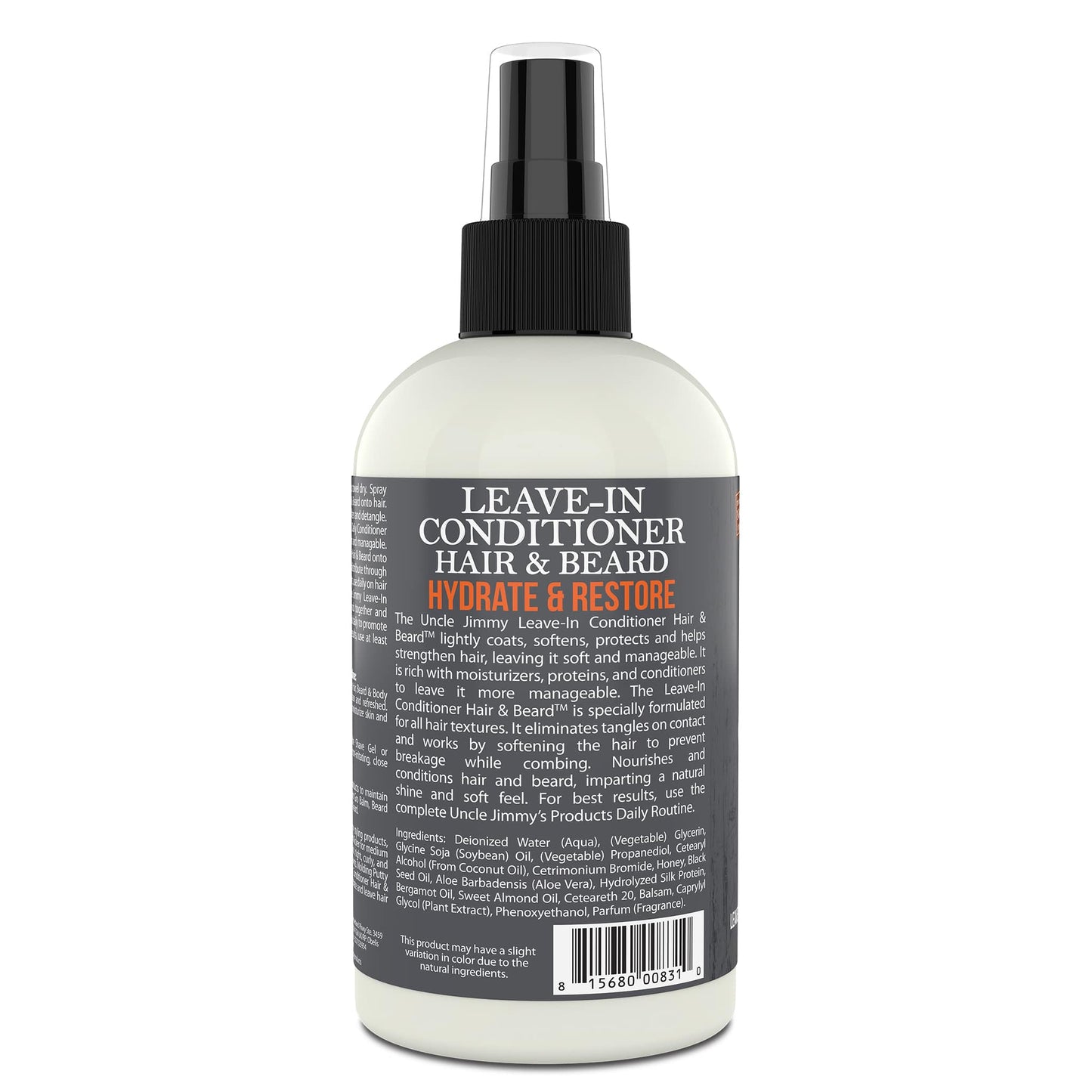 Uncle Jimmy Hair & Beard Leave-In Conditioner 8oz