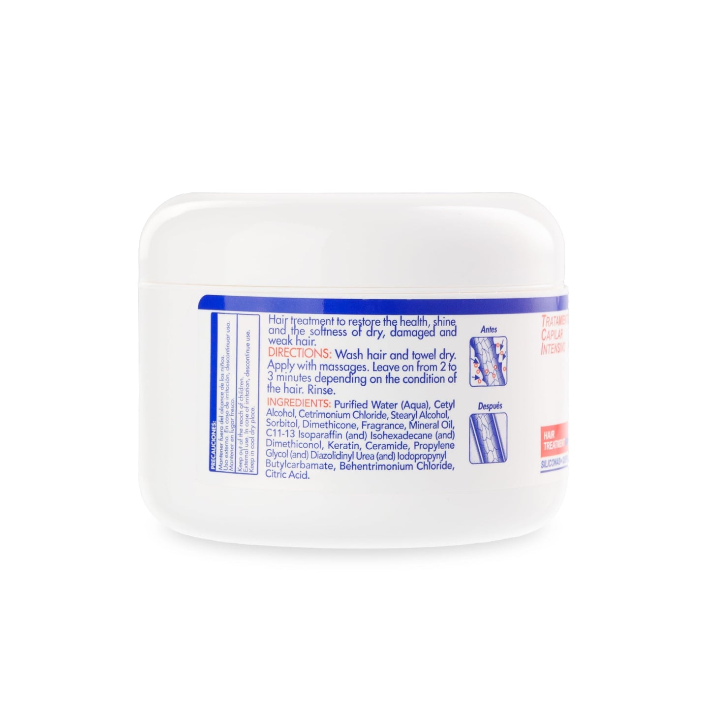 Silicon Mix Hair Treatment Tratamiento Capilar Intensivo 8 oz Haircare Silky Intensive Hydrating Restore Smooth