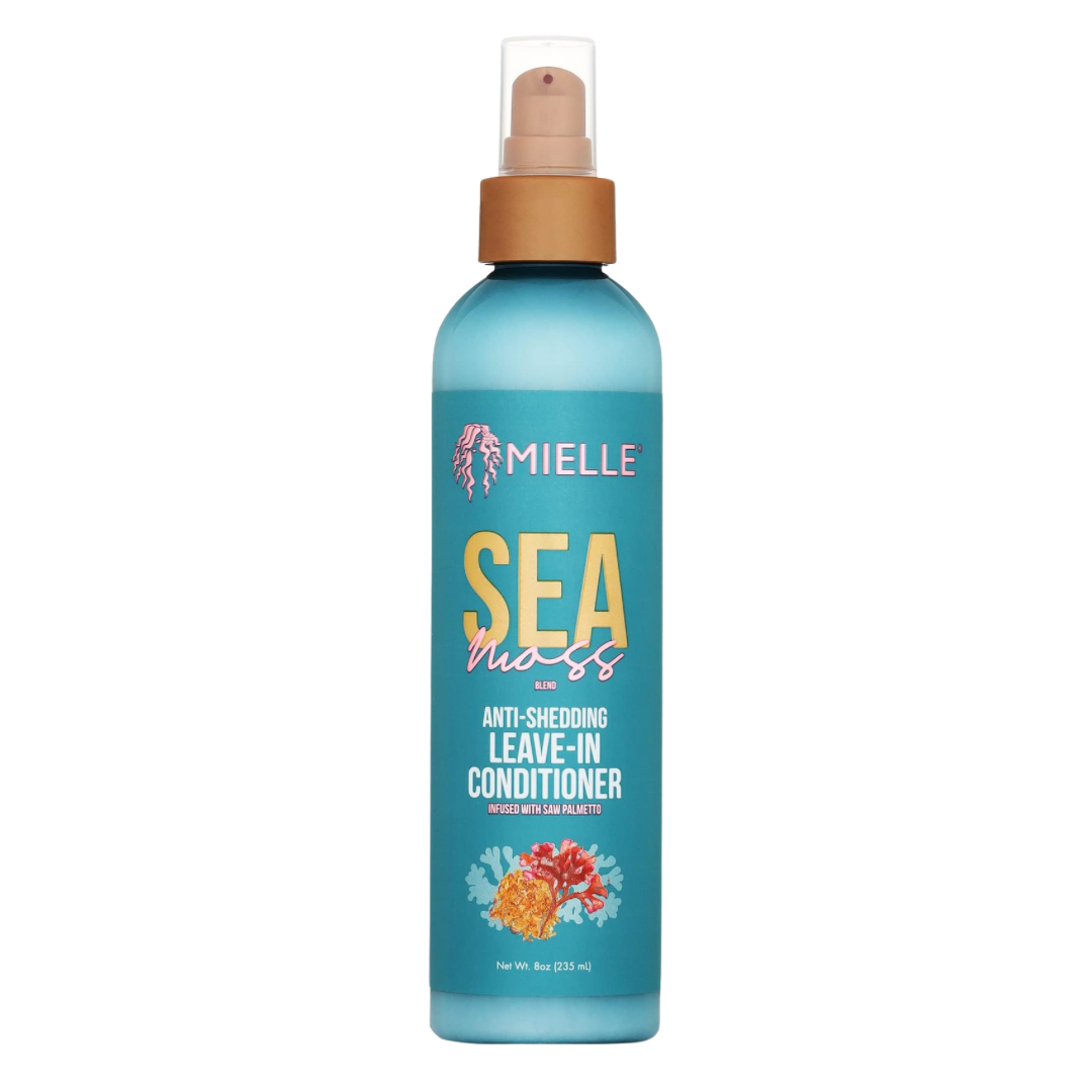 Mielle Sea Moss Anti-Shedding Collection Shampoo + Conditioner + Leave-In Conditioner + Gel Hair Masque + Curl Cream Haircare