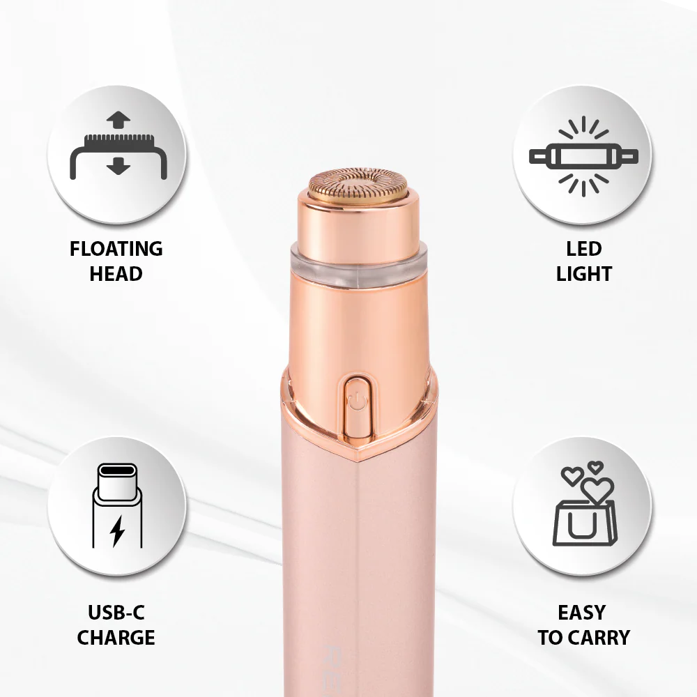 Red By Kiss 18K Gold Rechargeable Facial Hair Remover