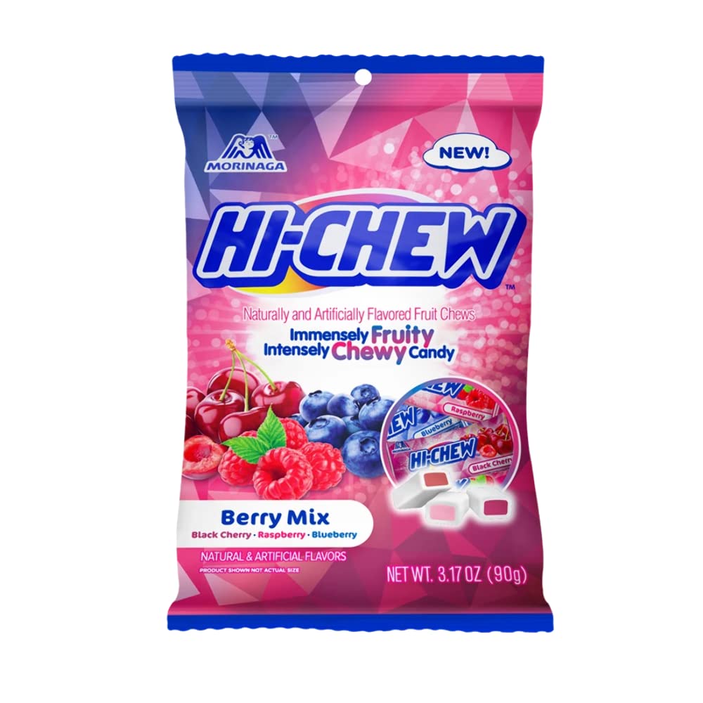 Hi-Chew Chewy Candy Berry Mix, 3.17 Oz
