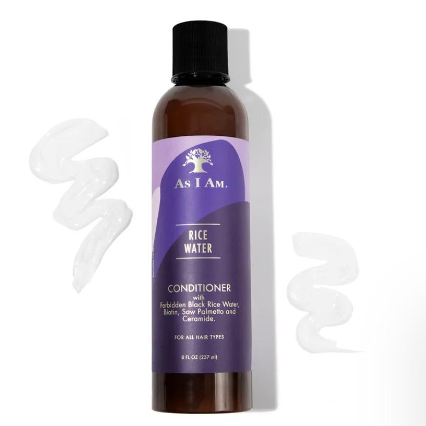 As I Am Rice Water Conditioner - Refreshing Cleansing Formula for Daily Use - 100% Natural Ingredients