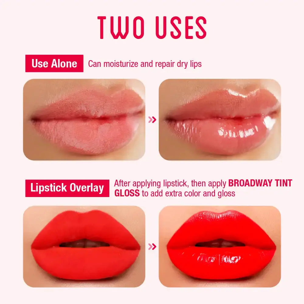 Ruby Kisses Broadway Lip Gloss Tint Hot Plumping Lip Gloss Glossy Makeup Cosmetic