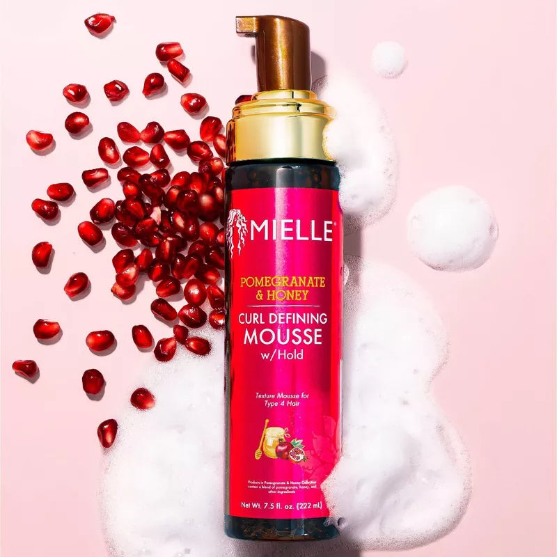 Mielle Organics Curl Defining Mousse with Honey 7.5 fl oz - Haircare Product for Styling and Hold - Haircare