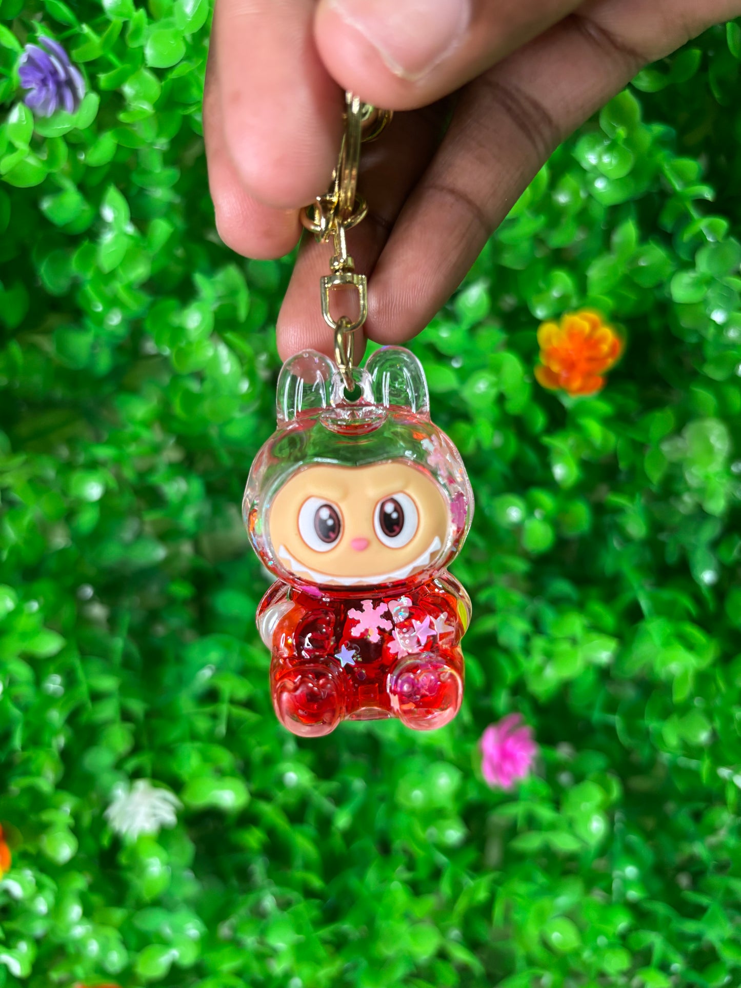 Kawaii Monster Bunny Charm •  Fantasy Creature Craft Supply • Pastel Accessory for DIY Keychains & Bags