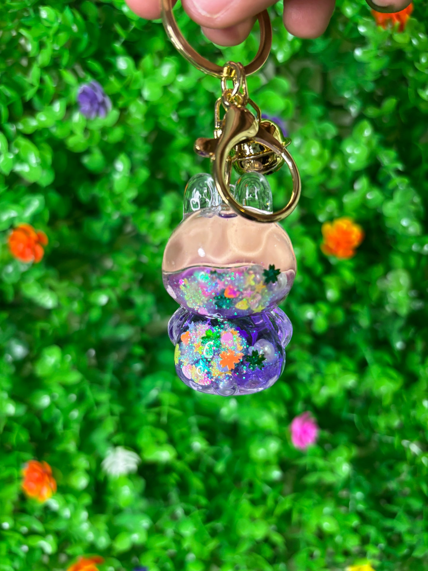 Kawaii Monster Bunny Charm •  Fantasy Creature Craft Supply • Pastel Accessory for DIY Keychains & Bags