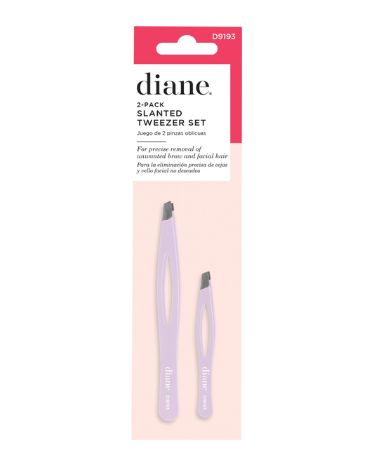 Diane Slanted Tweezer Set, 2 Pack