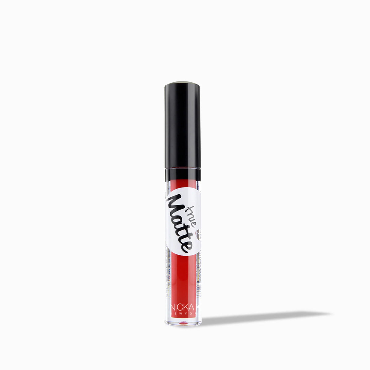 Nicka K True Matte Lipstick Cosmetics - Rich Payoff, Comfortable Glide, 18 Bold Shades, Flawless Matte Finish, Long-Lasting - Blend, Lipgloss, Gloss