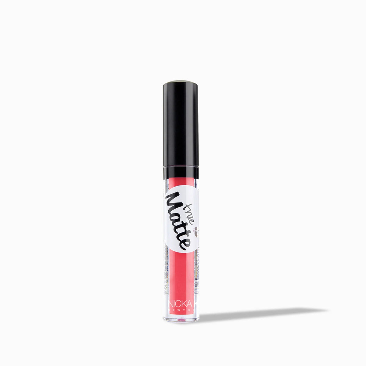 Nicka K True Matte Lipstick Cosmetics - Rich Payoff, Comfortable Glide, 18 Bold Shades, Flawless Matte Finish, Long-Lasting - Blend, Lipgloss, Gloss