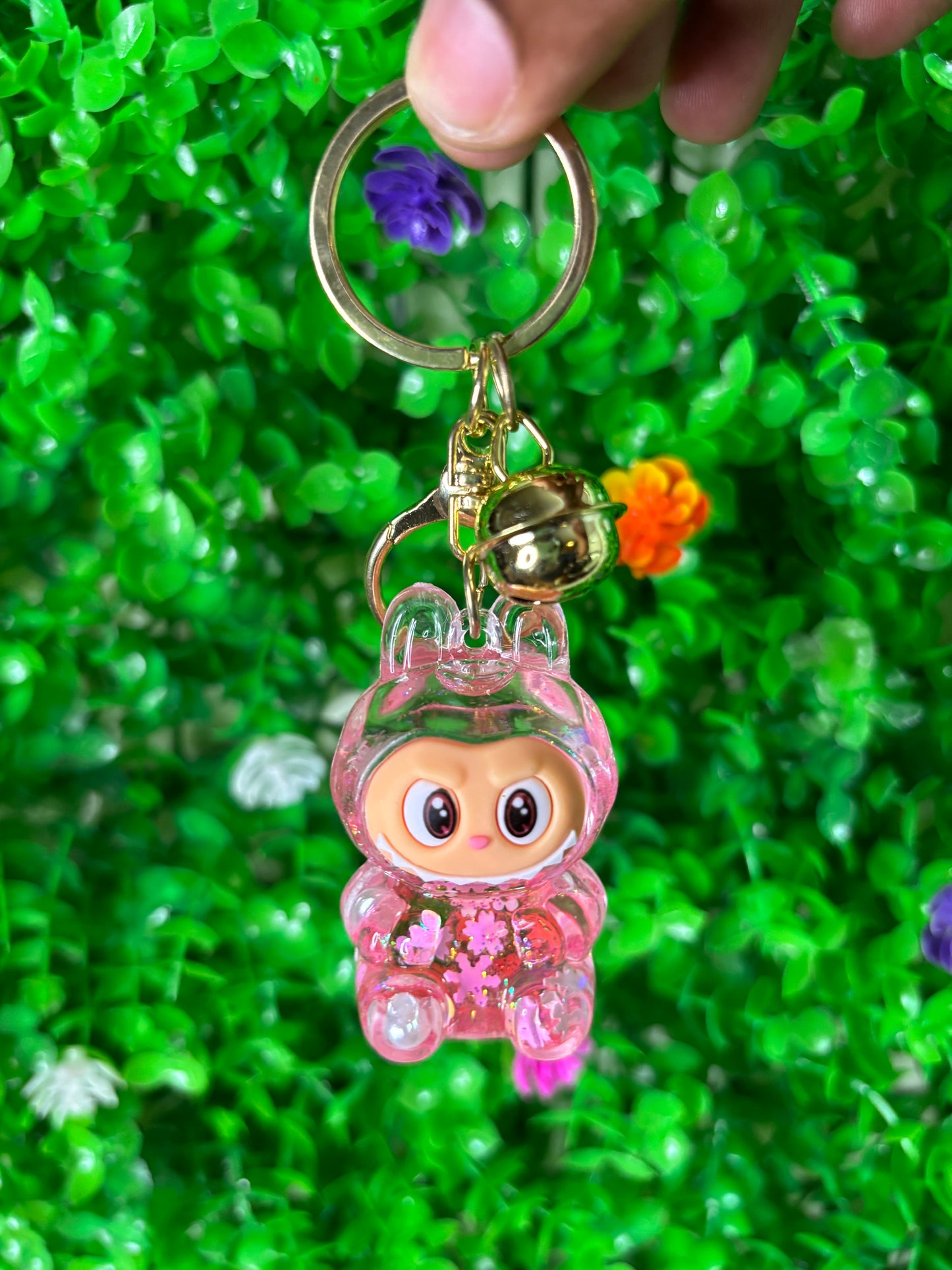 Kawaii Monster Bunny Charm •  Fantasy Creature Craft Supply • Pastel Accessory for DIY Keychains & Bags