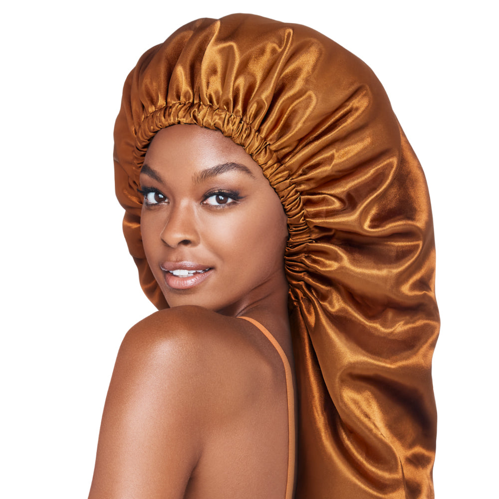 Reversible Silky Satin Adjustable Bonnet