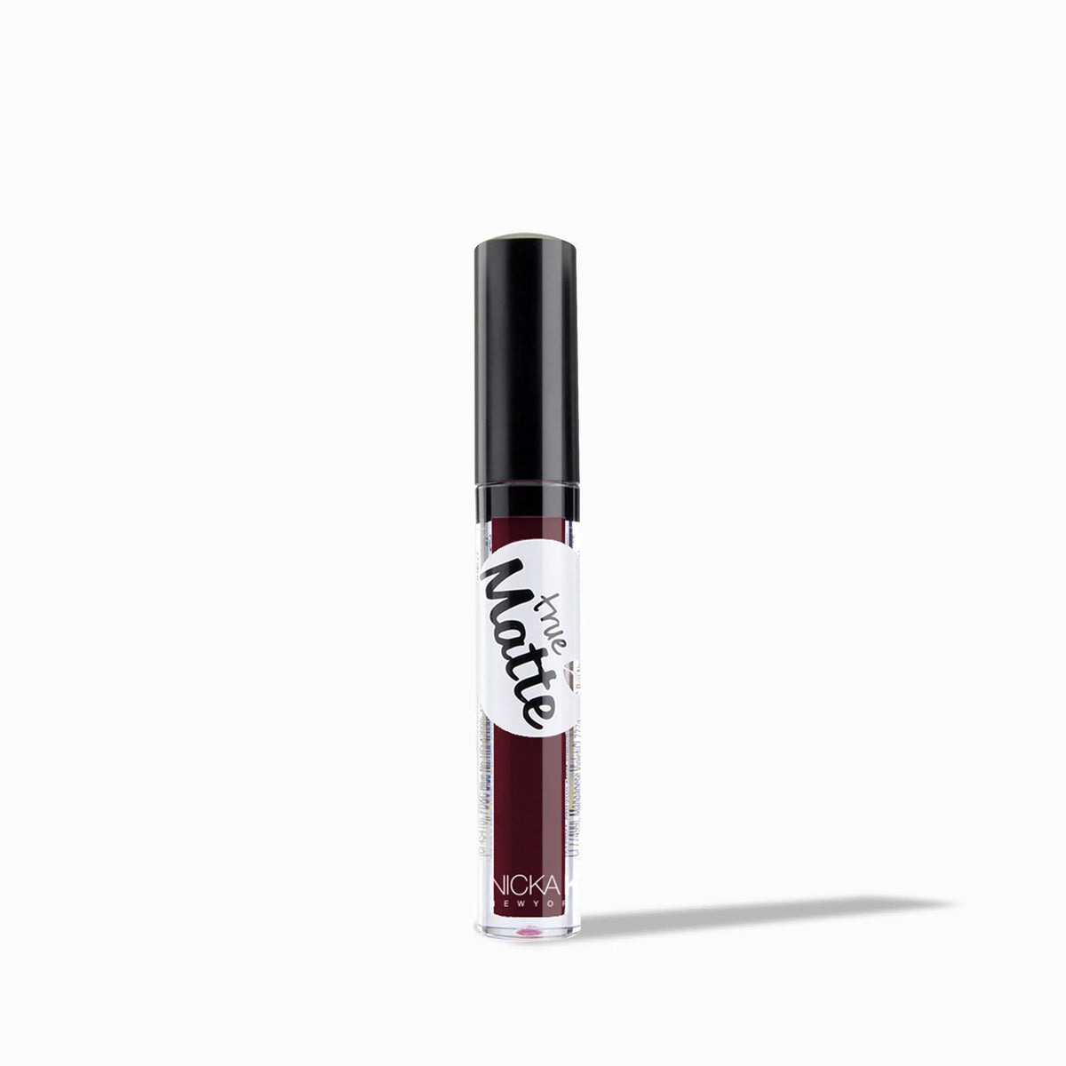 Nicka K True Matte Lipstick Cosmetics - Rich Payoff, Comfortable Glide, 18 Bold Shades, Flawless Matte Finish, Long-Lasting - Blend, Lipgloss, Gloss