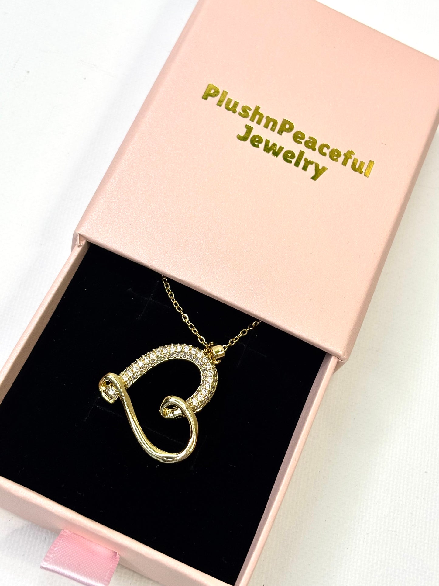 Sweet Heart Necklace Gold Plated Stainless Steel, Dainty Heart Necklace, Minimalist Jewelry, Tarnish Resistant, Gift for Her