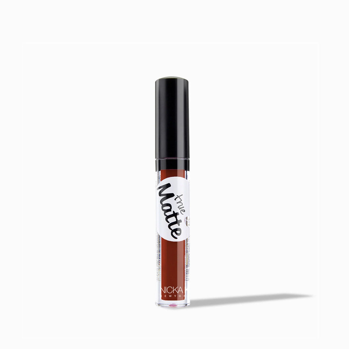 Nicka K True Matte Lipstick Cosmetics - Rich Payoff, Comfortable Glide, 18 Bold Shades, Flawless Matte Finish, Long-Lasting - Blend, Lipgloss, Gloss