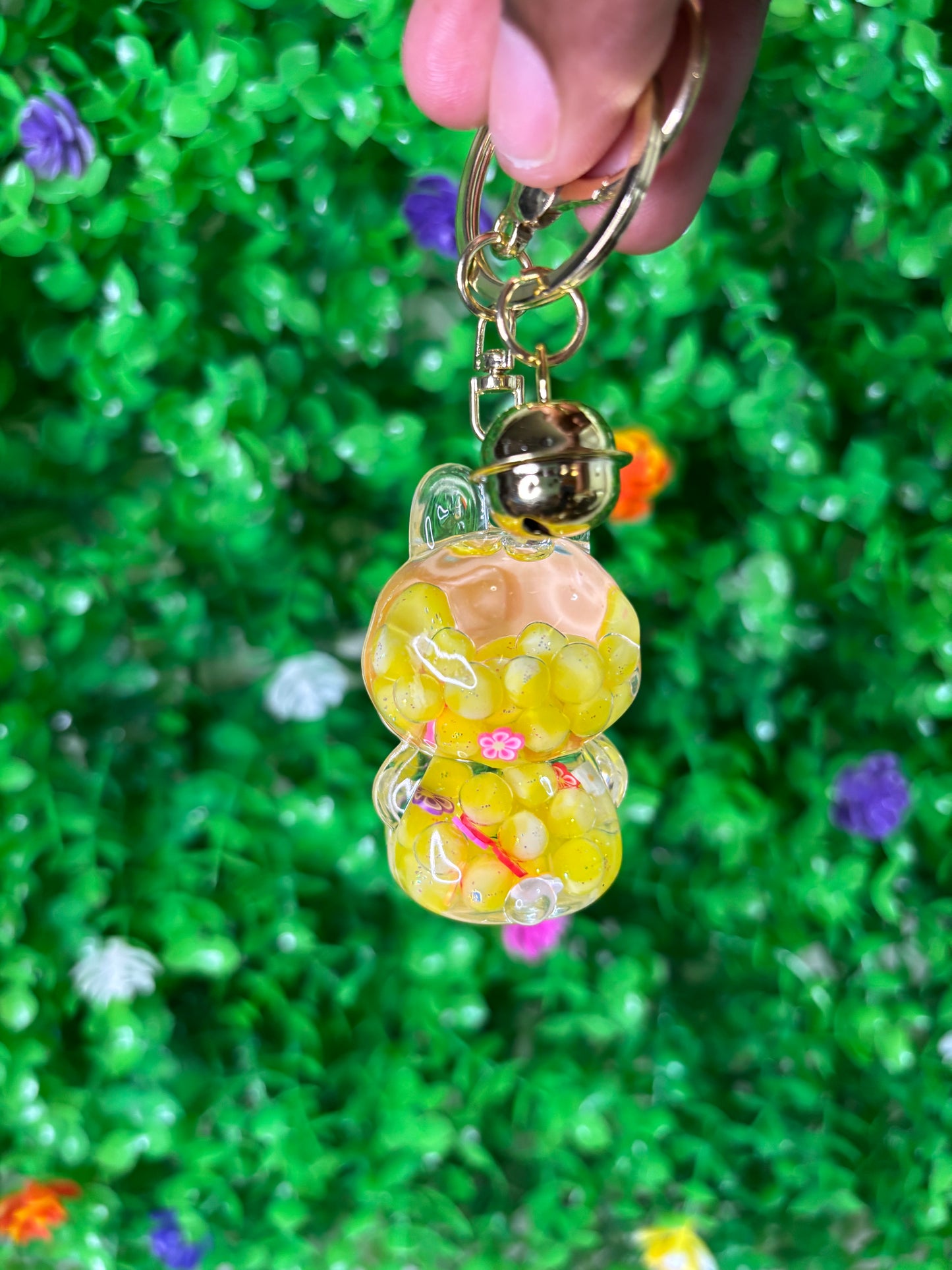 Kawaii Monster Bunny Charm •  Fantasy Creature Craft Supply • Pastel Accessory for DIY Keychains & Bags
