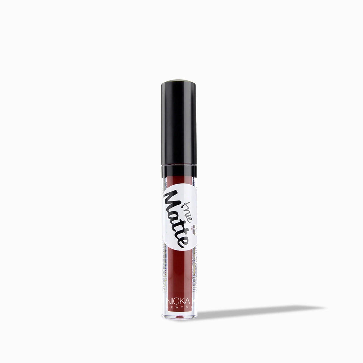 Nicka K True Matte Lipstick Cosmetics - Rich Payoff, Comfortable Glide, 18 Bold Shades, Flawless Matte Finish, Long-Lasting - Blend, Lipgloss, Gloss