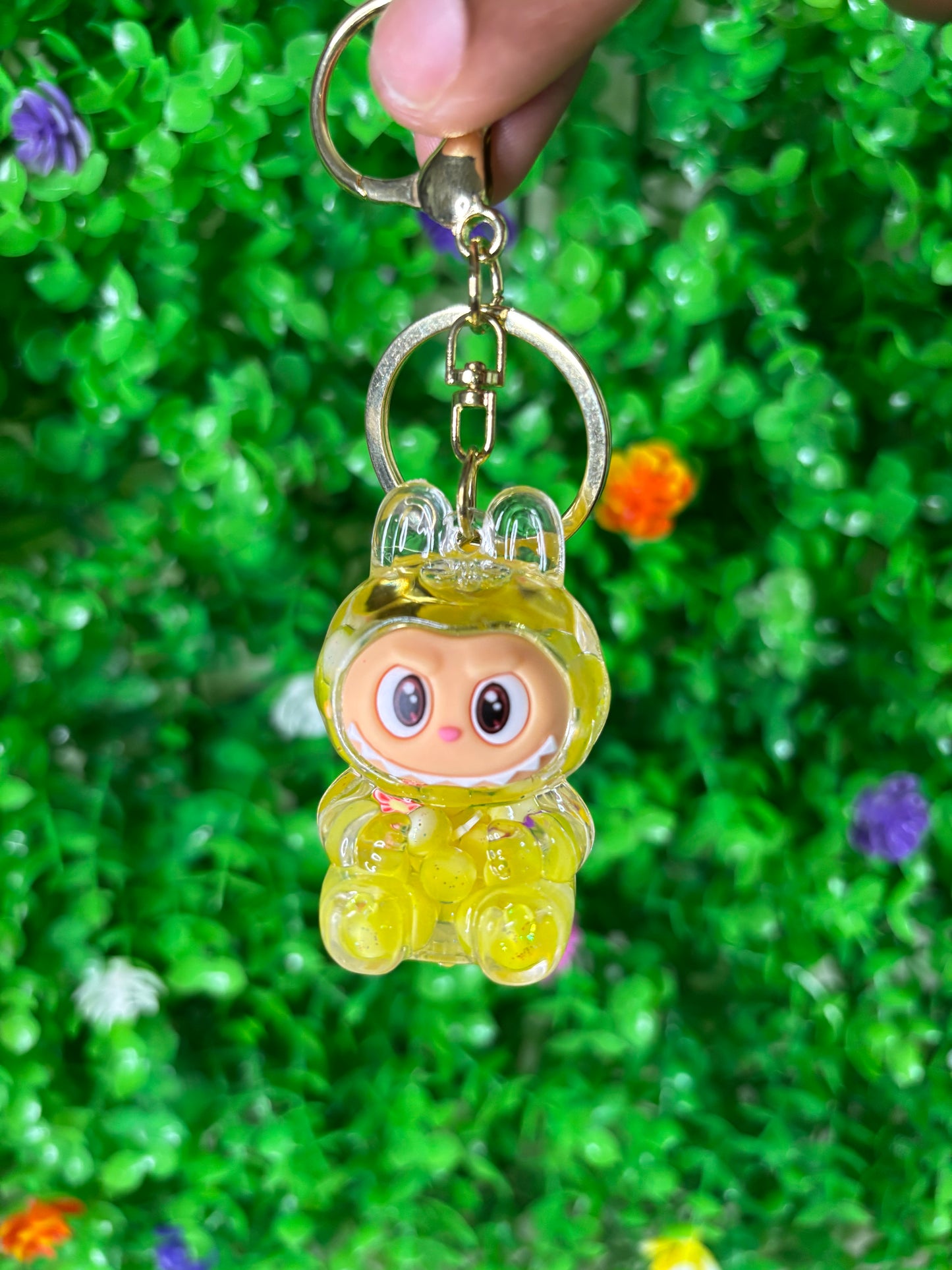Kawaii Monster Bunny Charm •  Fantasy Creature Craft Supply • Pastel Accessory for DIY Keychains & Bags