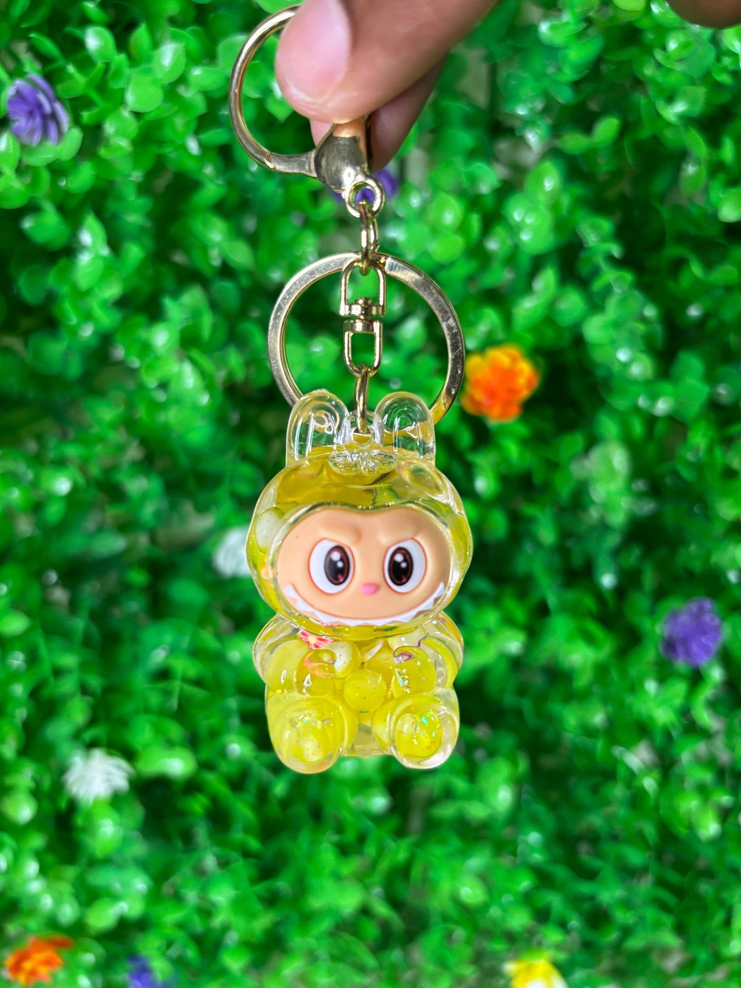 Kawaii Monster Bunny Charm •  Fantasy Creature Craft Supply • Pastel Accessory for DIY Keychains & Bags