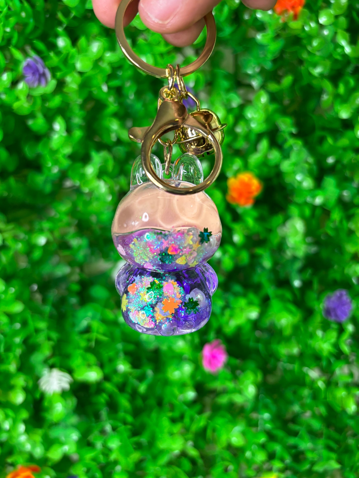 Kawaii Monster Bunny Charm •  Fantasy Creature Craft Supply • Pastel Accessory for DIY Keychains & Bags