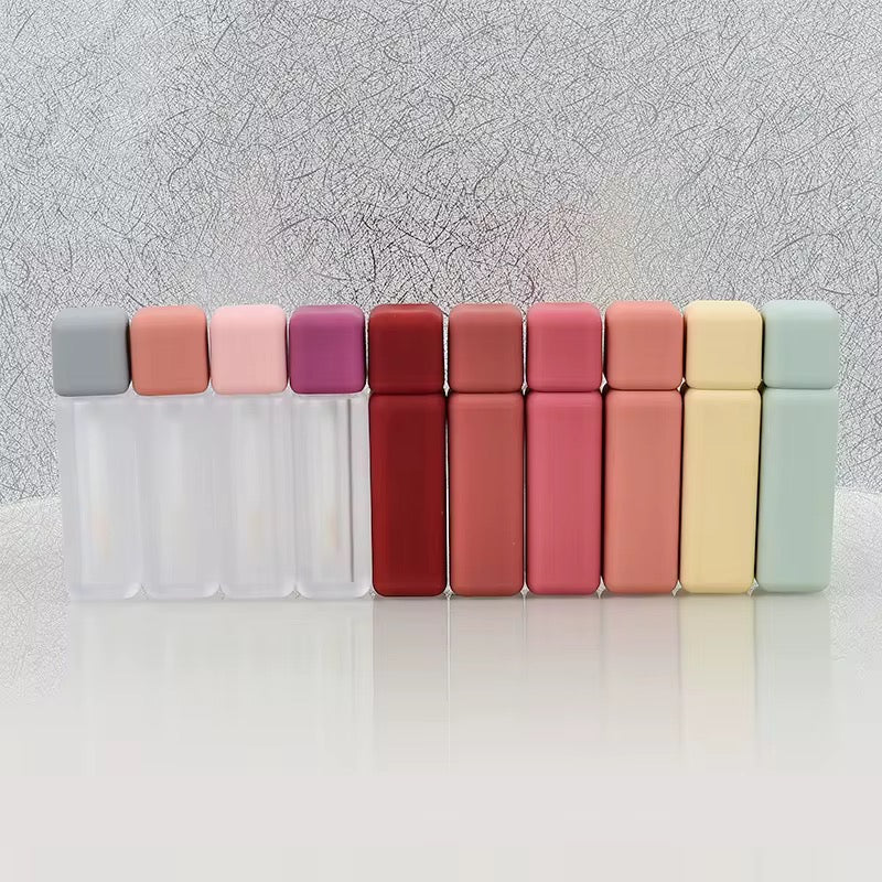 5ML Matte Frosted Lip Gloss Wand Tubes