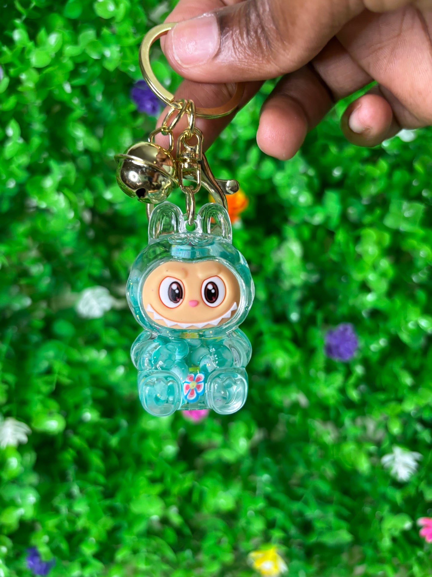 Kawaii Monster Bunny Charm •  Fantasy Creature Craft Supply • Pastel Accessory for DIY Keychains & Bags