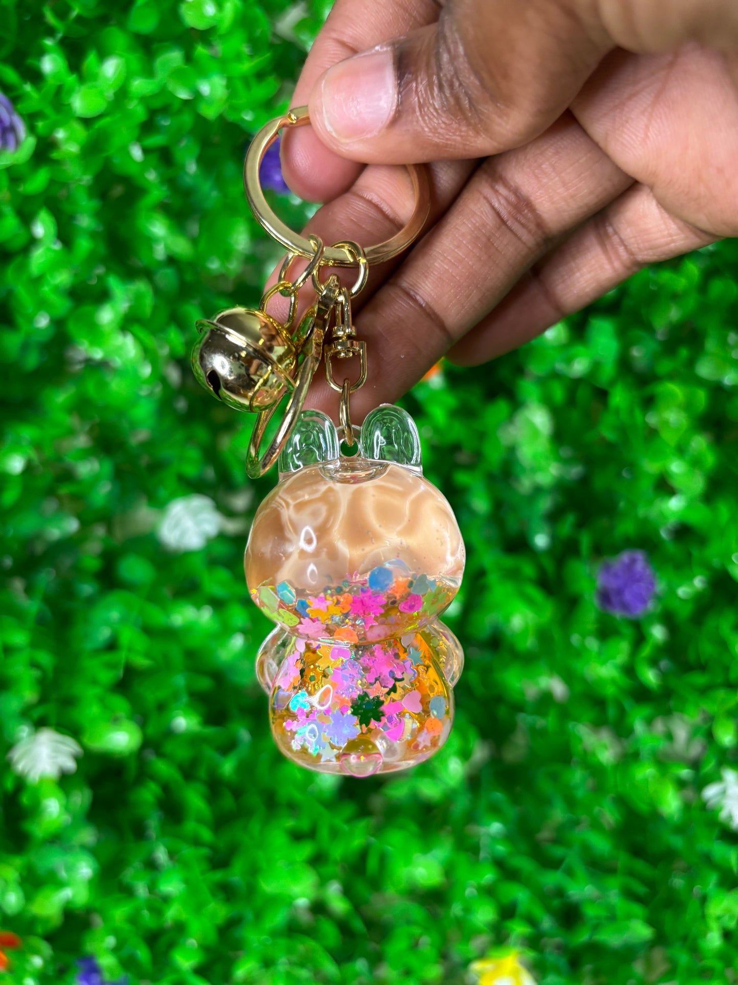 Kawaii Monster Bunny Charm •  Fantasy Creature Craft Supply • Pastel Accessory for DIY Keychains & Bags