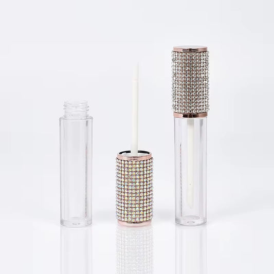 5ML Rhinestone Pearl Diamond Lip Gloss Wand Tubes