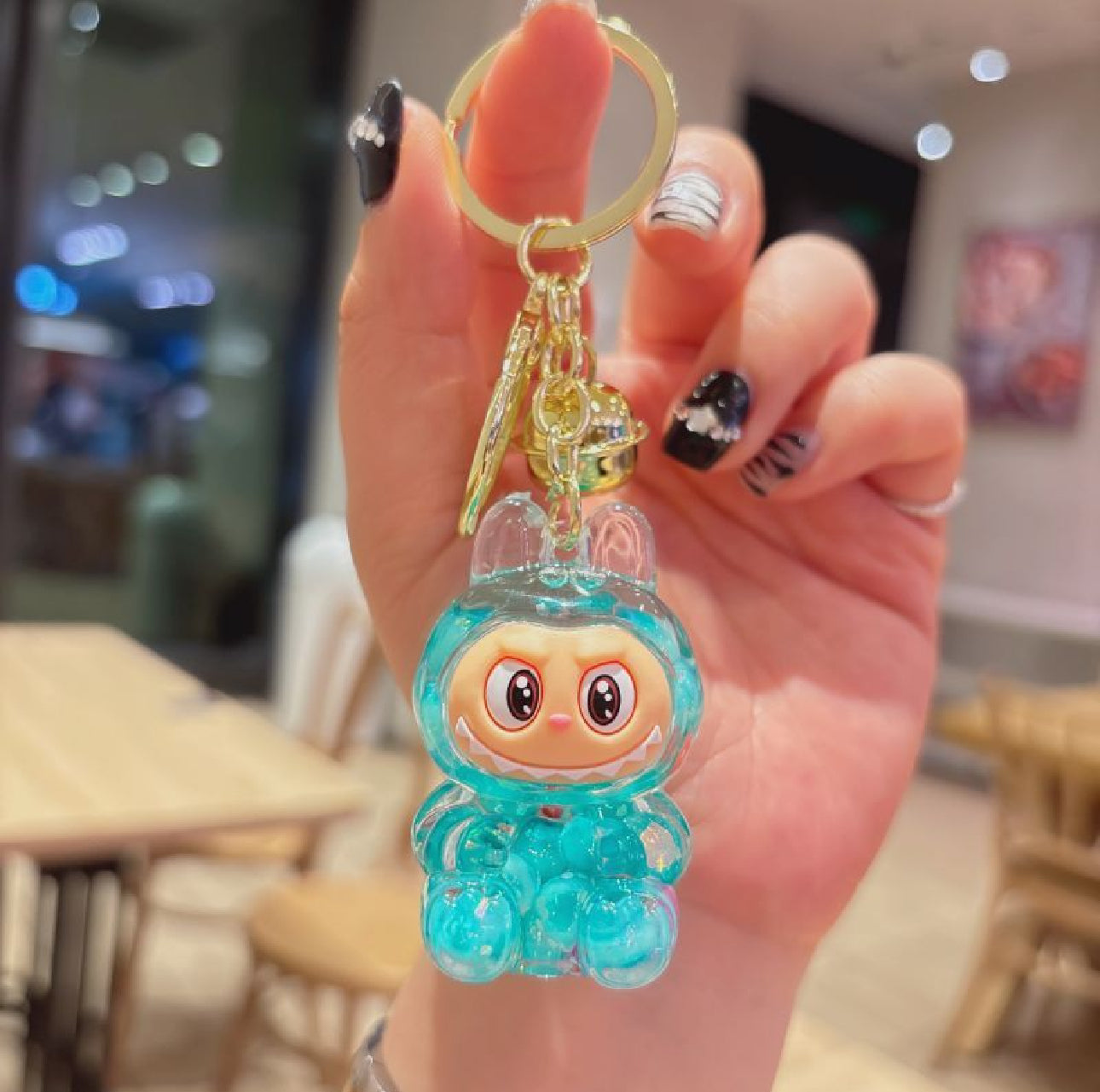 Kawaii Monster Bunny Charm •  Fantasy Creature Craft Supply • Pastel Accessory for DIY Keychains & Bags