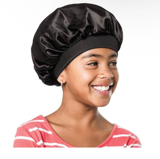 Satin Wide Band Bonnet Premium Charmeuse Silky Satin