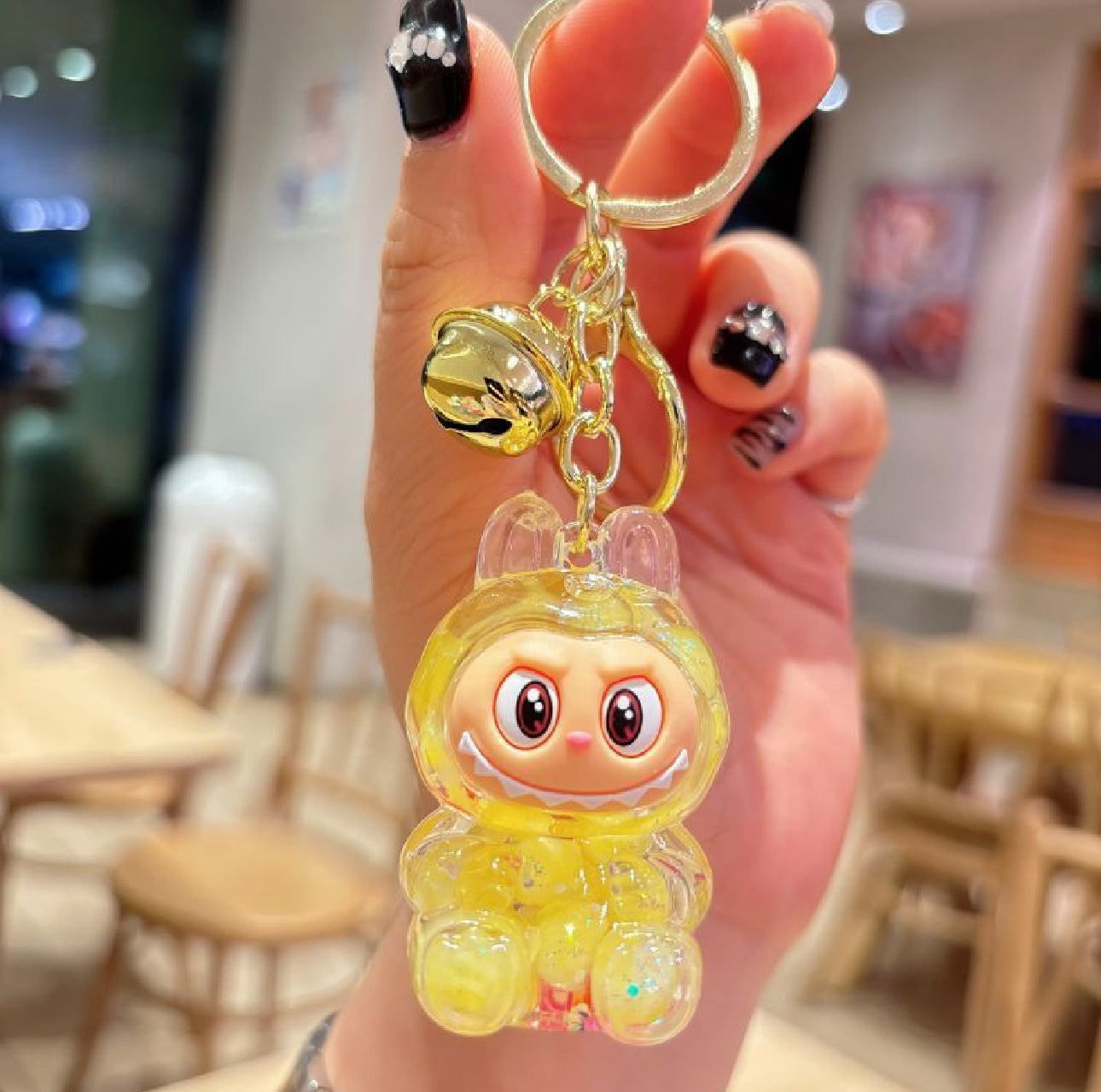 Kawaii Monster Bunny Charm •  Fantasy Creature Craft Supply • Pastel Accessory for DIY Keychains & Bags