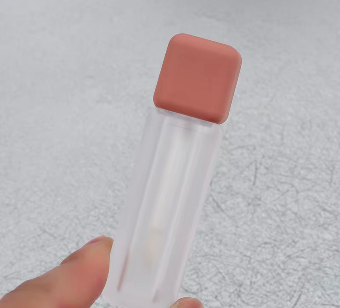 5ML Matte Frosted Lip Gloss Wand Tubes