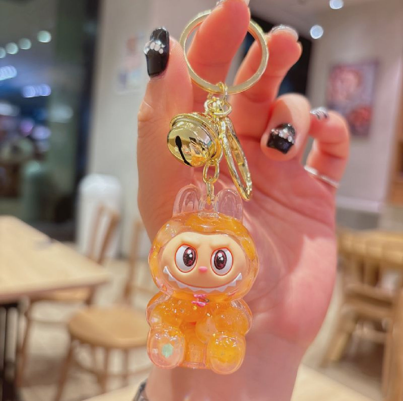 Kawaii Monster Bunny Charm •  Fantasy Creature Craft Supply • Pastel Accessory for DIY Keychains & Bags