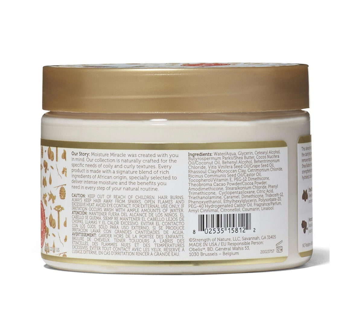 African Pride Moisture Miracle and Heat Activated Masque, 12 Oz