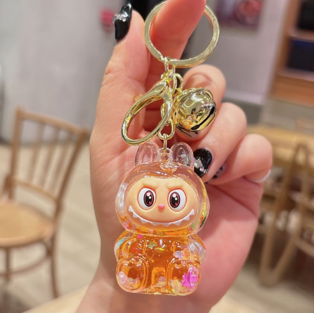 Kawaii Monster Bunny Charm •  Fantasy Creature Craft Supply • Pastel Accessory for DIY Keychains & Bags