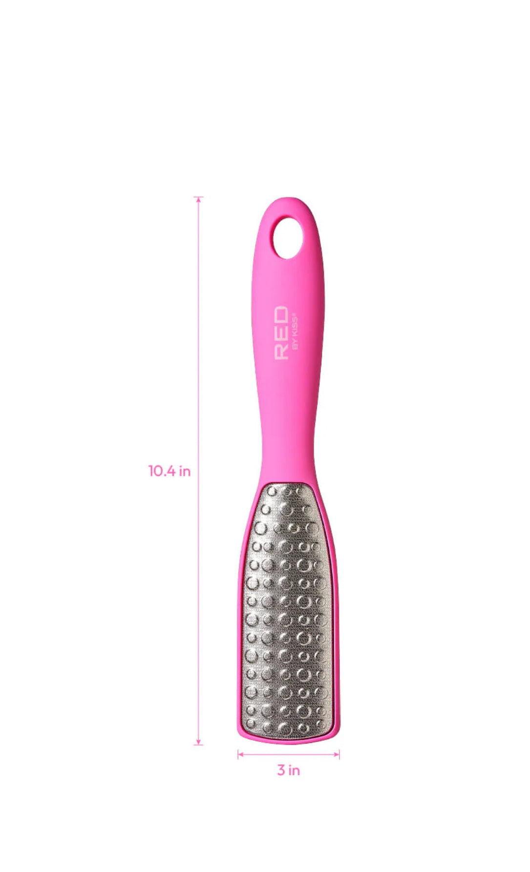 Kiss Pedicure Stainless Steel File Pink