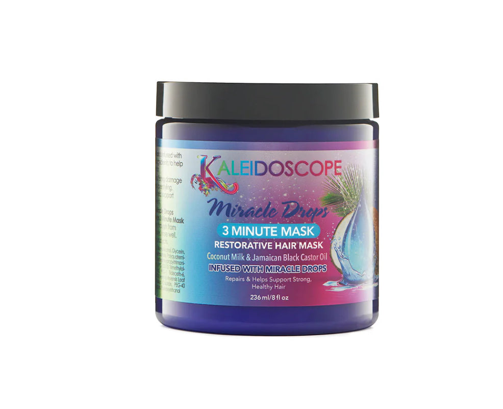 Kaleidoscope Miracle Drops 3 Minute Mask - Restorative Hair Mask 8oz