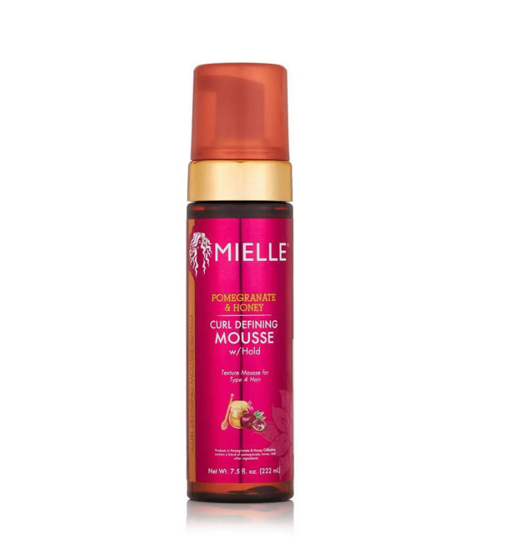 Mielle Organics Curl Defining Mousse with Honey 7.5 fl oz - Haircare Product for Styling and Hold - Haircare