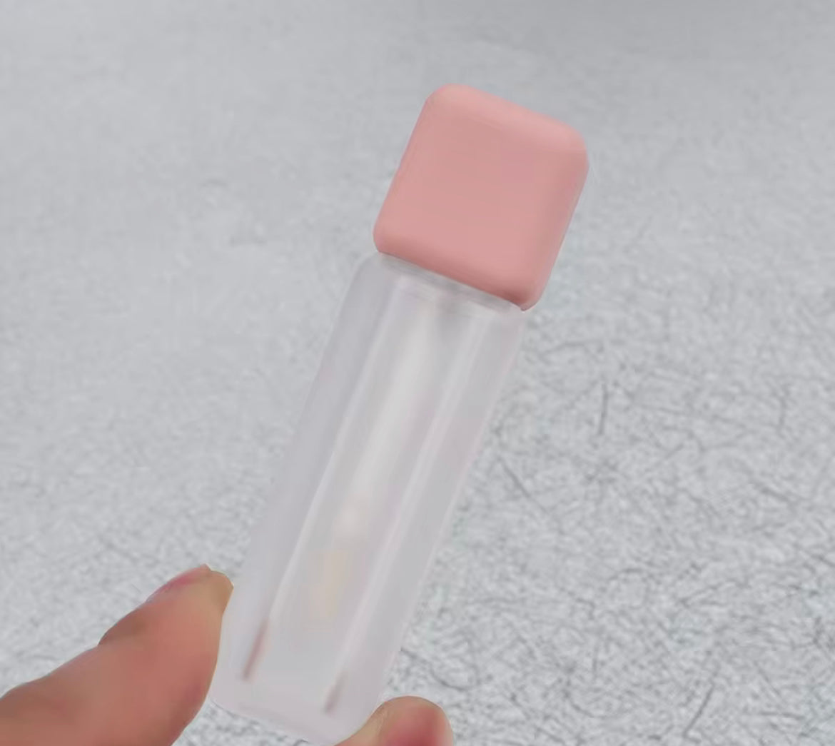 5ML Matte Frosted Lip Gloss Wand Tubes