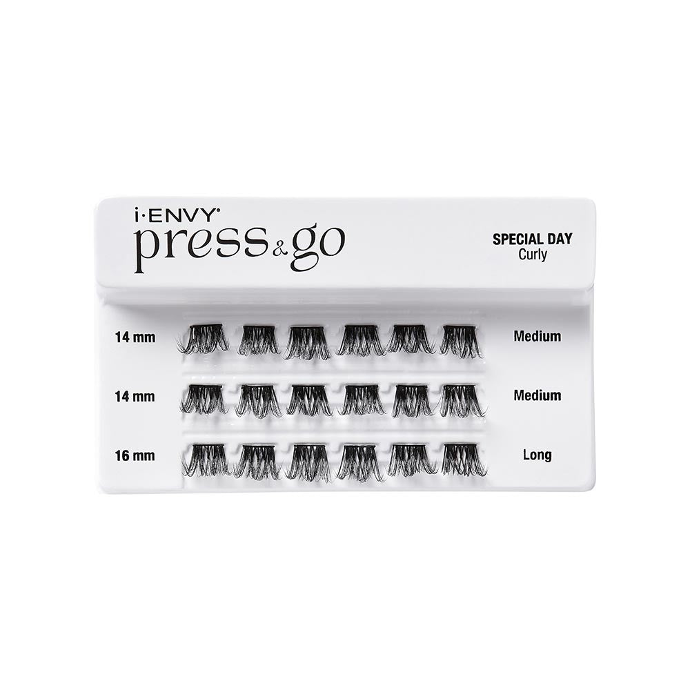 Press-On Lash Clusters: Easy Press & Go Pre-Glued Eyelash Solution