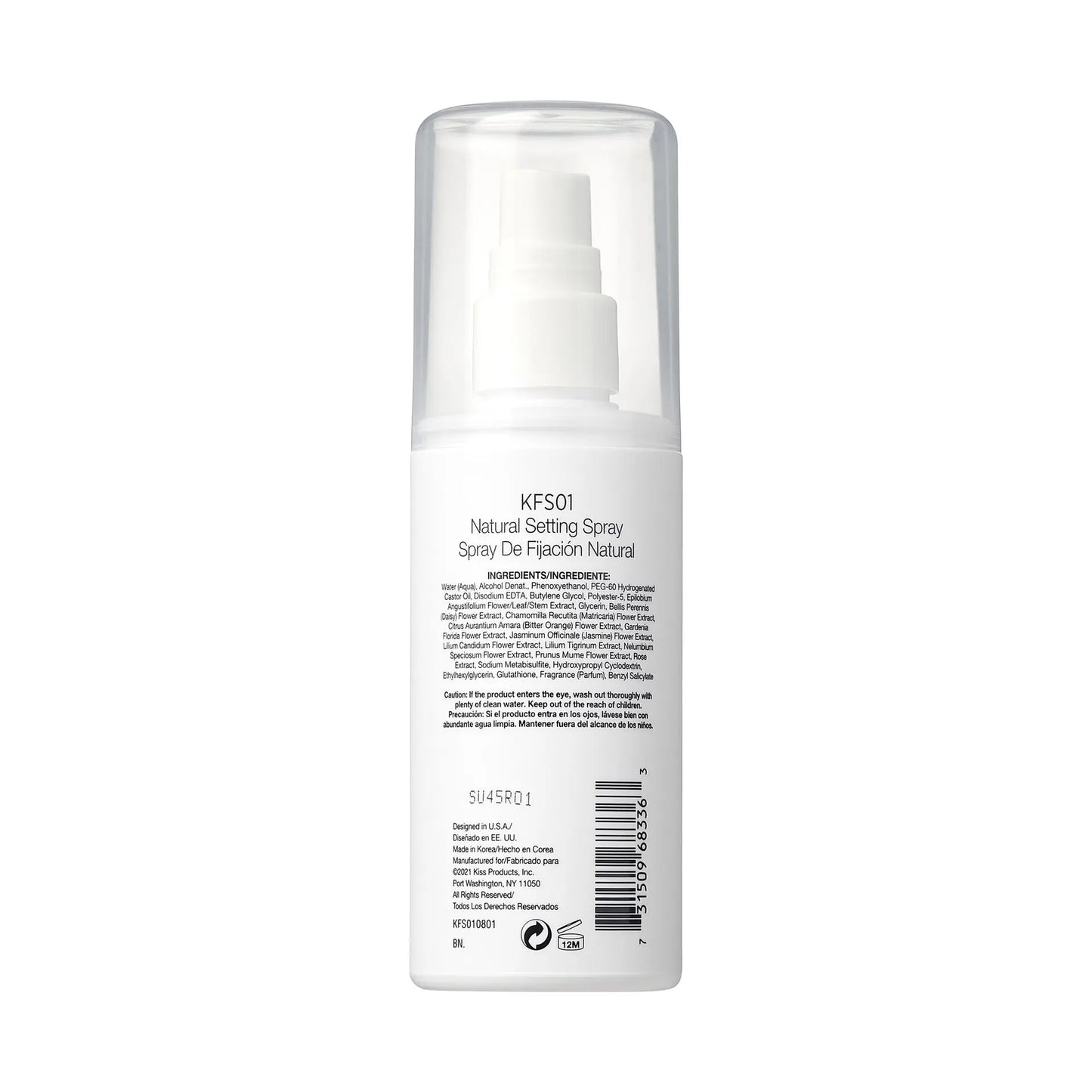 Long-Lasting Finish Setting Spray with Temperature Control