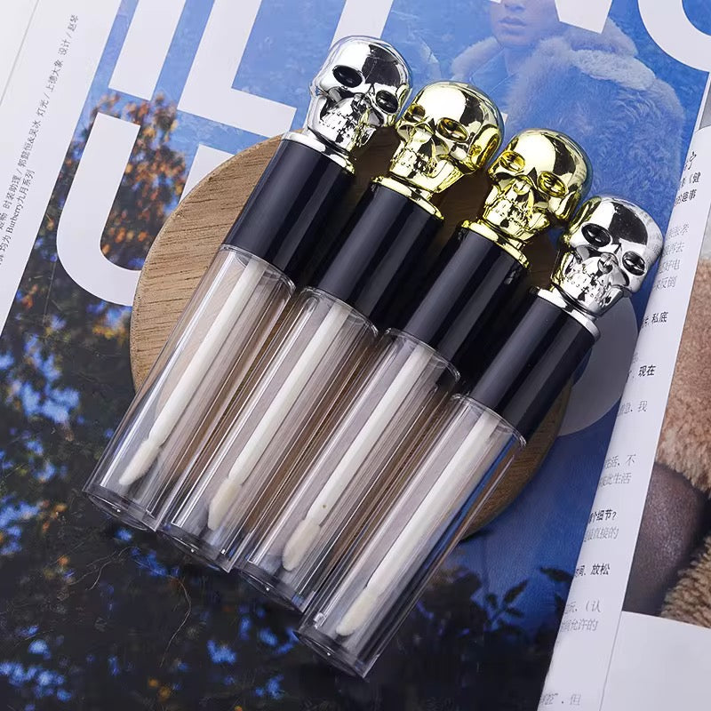 5ML Skull Head Lip Gloss Empty Wand Tubes