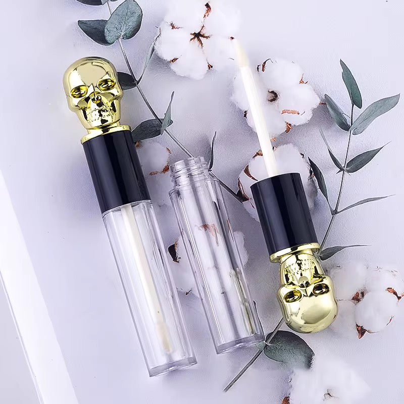 5ML Skull Head Lip Gloss Empty Wand Tubes