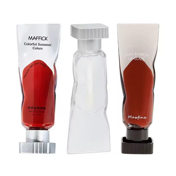 5ML Transparent Ice Cubes Lip Gloss Wand Tubes