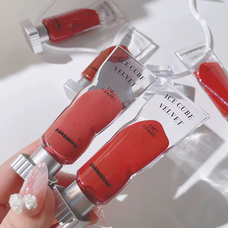 5ML Transparent Ice Cubes Lip Gloss Wand Tubes