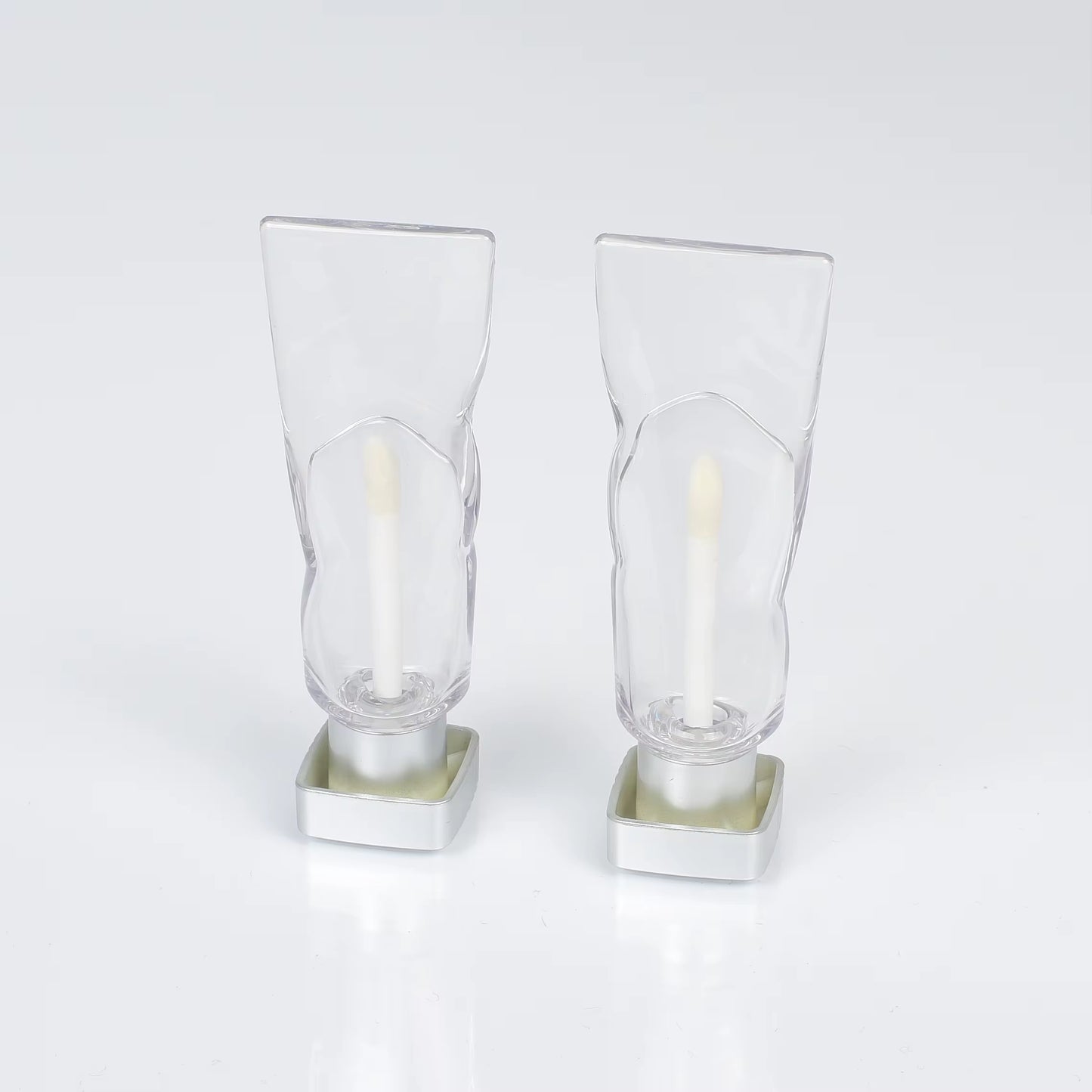5ML Transparent Ice Cubes Lip Gloss Wand Tubes