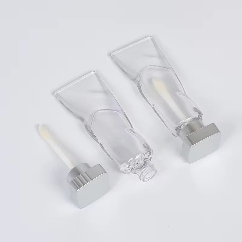 5ML Transparent Ice Cubes Lip Gloss Wand Tubes
