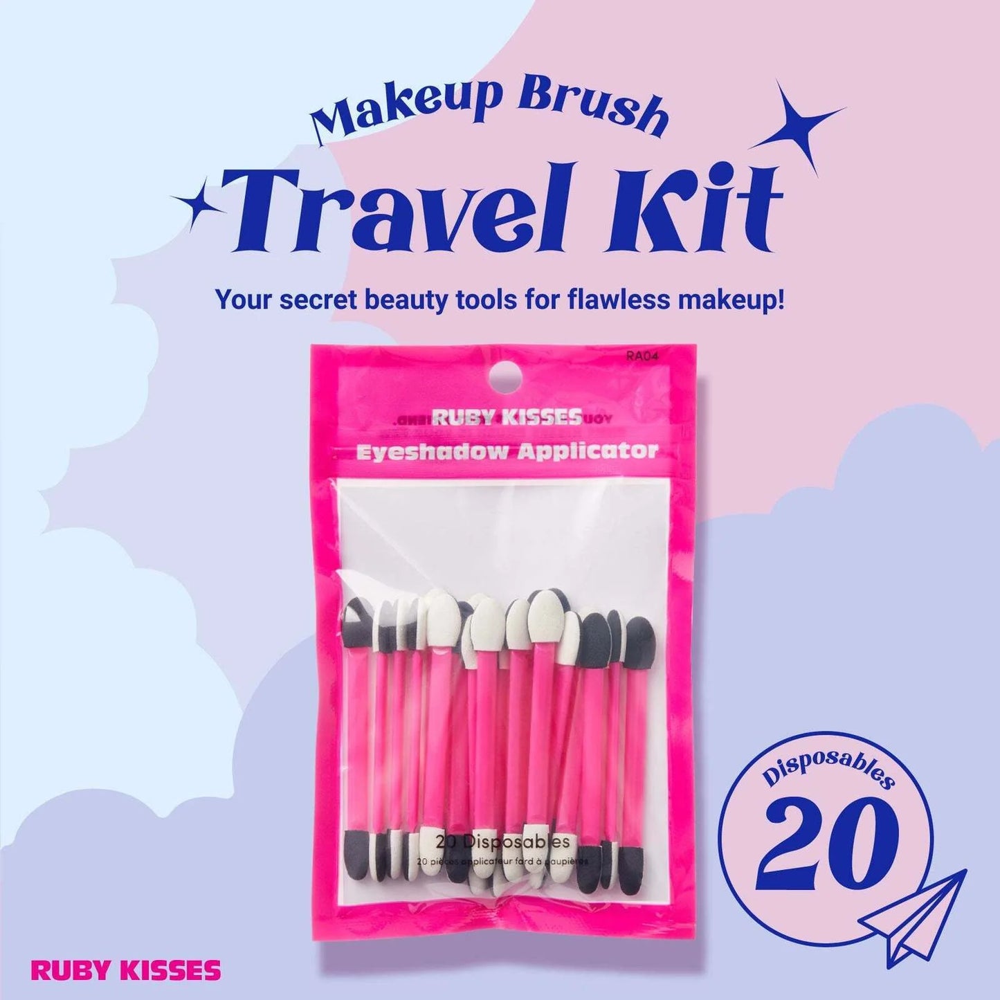 Eye Sponge Makeup Accessories
20 Disposable Eyeshadow Applicator