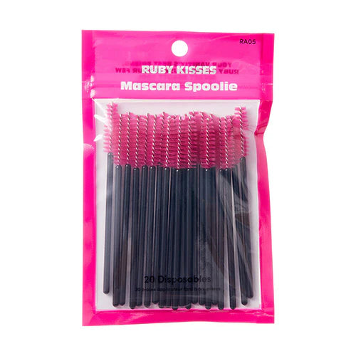 Ruby Kisses Spoolie Makeup Accessories 20 Disposable Mascara Spoolie